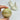 Green Agate Crystal Sphere inc. hand stand - KUSHROX Crystal Gallery