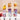 Medium Yellow Tip Rainbow Fluorite Polished Crystal Generator Towers - KUSHROX Crystal Gallery