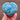 Blue Apatite Crystal Love Hearts - Silver Stand - KUSHROX Crystal Gallery