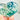 Blue Rainbow Feather Snowflake Fluorite Crystal Heart 💚🪶💙 - KUSHROX Crystal Gallery