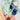 Rainbow Feather Snowflake Blue Aqua Fluorite Crystal Teardrop Carving - KUSHROX Crystal Gallery