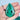 AAA+ Grade Natural Polished Malachite Crystal Teardrop Palmstones Pendants - KUSHROX Crystal Gallery