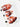 AAA+ Grade Fire Quartz Polished Crystal Twist Flame Carvings - KUSHROX Crystal Gallery
