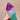 Watermelon Fluorite Crystal Wand with Stand, Flashy Rainbows Green Purple - KUSHROX Crystal Gallery