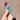 Watermelon Fluorite Crystal Wand with Stand, Flashy Rainbows Green Purple - KUSHROX Crystal Gallery