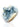 Celestite Crystal Geode Heart - KUSHROX Crystal Gallery